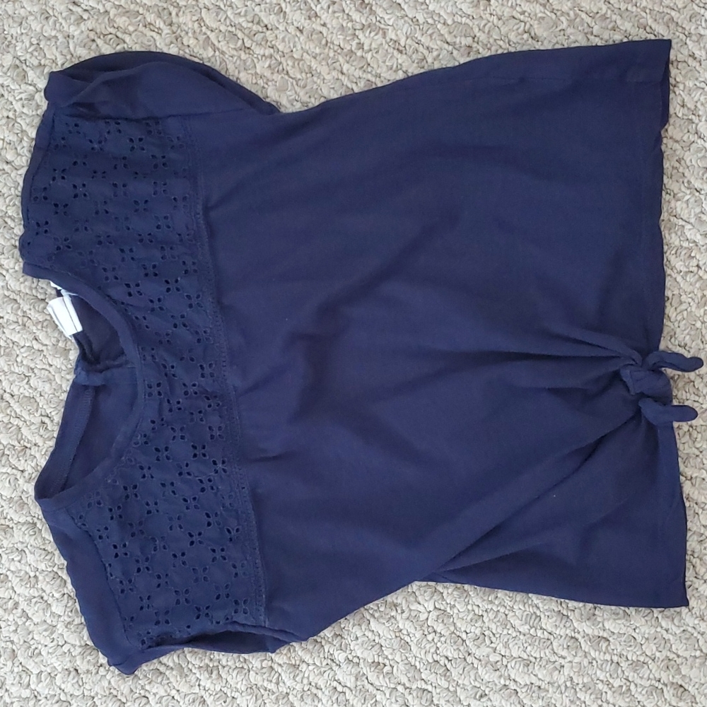 GAP Girls Eyelet Lace Tee